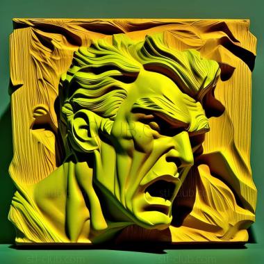 3D model pop art (STL)